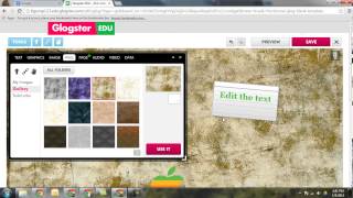 Glogster Tutorial [upl. by Antipus998]