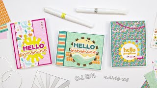 TIPS to Customize Your Die Cuts 3 Cards That are PEREFECT for Summer  Scrapbookcom [upl. by Dugas]