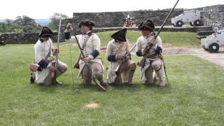 French Drill and Musket Demonstration [upl. by Slater]