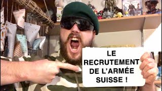 LE RECRUTEMENT DE L’ARMÉE SUISSE [upl. by Euk]