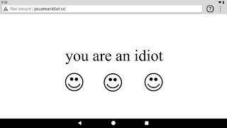 You Are An Idiotorg on Android [upl. by Huldah]