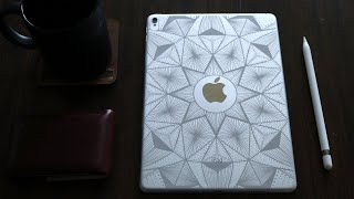 Engraving an iPad Pro with Hand Drawn Art [upl. by Enyallij]