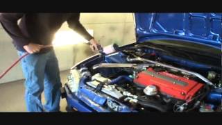 Car Painting And Using Overspray Masking LiquidProtect Your Engine And Wheels [upl. by Riobard766]