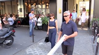 EXCLUSIVE Dakota Johnson and daddy Don Johnson shopping at Merci store in Paris [upl. by Lipkin]