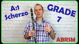 SCHERZO  Clarinet Grade 7 ABRSM  4 Characteristic Pieces by William Hurlstone  inc PlayAlong [upl. by Jarus]