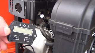 How To Use a Small Engine Tachometer amp Set Engine Speed  Reviewing the Cheapest One On Amazon [upl. by Namilus]