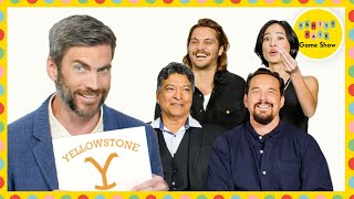 Yellowstone Cast Test How Well They Know Each Other  Vanity Fair [upl. by Savanna]