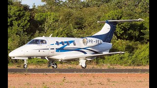 Passagem baixa e pouso do Embraer EMB 500 Phenom 100 PRREX Fly Village  SSPF   ALTOS PI [upl. by Franciska]