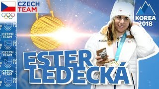 ESTER LEDECKÁ Olympijské zlato olympijské emoce [upl. by Trahern]