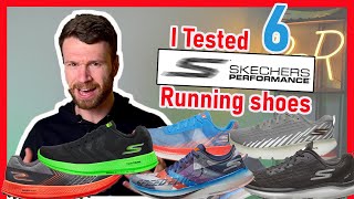 Ranking 6 SKECHERS Running Shoes AT ONCE  My Impressions  HyperBurst Foam [upl. by Aynwad997]