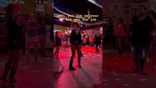 Uczenie się line dance w realtime to wchodzi mi jakstanyzjednoczone countrydancing podróże [upl. by Werdma825]