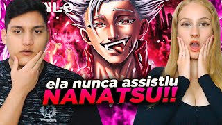 REACT EM CASAL  WLO  Purgatório  Ban  Nanatsu no Taizai  ProdHunter [upl. by Dyol97]