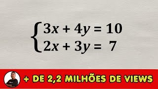 SISTEMA DE EQUAÇÕES Substituição e Adição  Prof Robson Liers  Mathematicamente [upl. by Tessler]