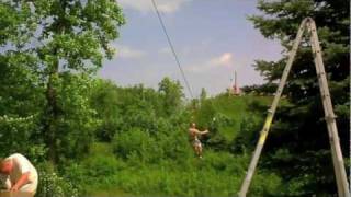 SV Media Films  Nemacolin Resorts  1500 ft Zipline  The Fatbird Flyer [upl. by Melanie]