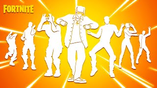 Top 100 Legendary Fortnite Dances amp Emotes [upl. by Ydok]