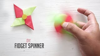 DIY Paper Fidget Spinner [upl. by Treblih]