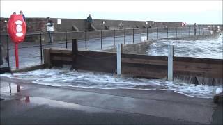 HIGH TIDE AND STORM AT WATCHET SOMERSET 2 FEBRUARY 2014 Part 2 [upl. by Most]