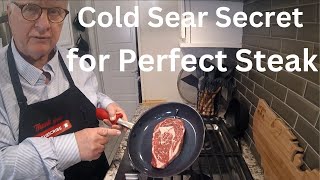 Cook a Ribeye Steak in MINUTES with a Secret Cold Sear Trick [upl. by Wolfgang]