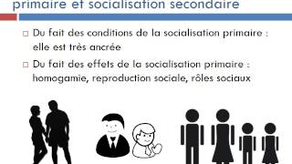 De la socialisation de lenfant à la socialisation de ladulte  continuité ou ruptures [upl. by Colin]