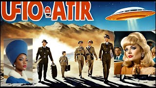 UFO AIR  Retro Pulp Science Fiction by Skyward 19601965 Luxury Flight is Back Airline Chic AI [upl. by Helfand100]