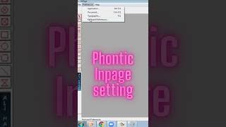 Inpage Urdu Typing Problem  Phonetic Keyboard Setting  short [upl. by Daht981]