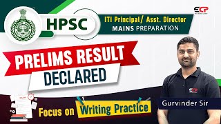 HPSC ITI Group A B prelims result out  Cut off Procedure to prepare for Mains discussed [upl. by Friedrick594]