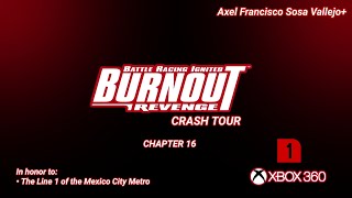 Burnout Revenge X360  Crash Tour Part 16 [upl. by Nayd]