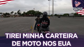 TIREI MINHA CARTEIRA DE MOTO NOS ESTADOS UNIDOS [upl. by Darya414]