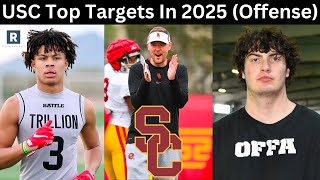 Top Targets For USC In 2025 Class Offense  USC Football Recruiting [upl. by Cathyleen]