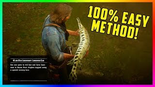 The EASIEST Way To Successfully Catch Legendary Fish 100 Of The Time In Red Dead Redemption 2 [upl. by Blanchard]