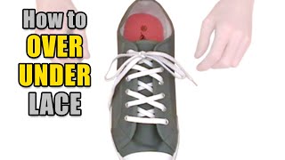 Over Under Lacing Tutorial – Professor Shoelace [upl. by Gad640]