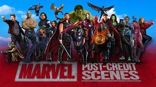 All The Marvel Cinematic PostCredits Scenes Compilation 20082017 [upl. by Ahsenauj]