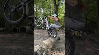 Learning new techniques on the trials bike [upl. by Koral]