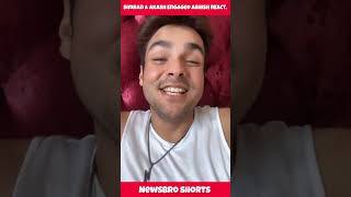 Simran amp Akash ENGAGED Ashish Reaction newsbro [upl. by Mcquoid]