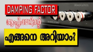 How to find Damping Factor 🔌 Damping Factor and Amplifier Output Impedance ⁉️ [upl. by Anilorac351]