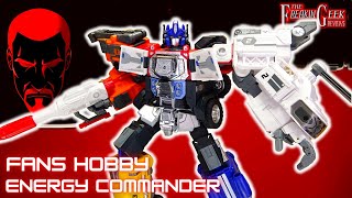 Fans Hobby ENERGY COMMANDER Energon Optimus Prime EmGos Transformers Reviews N Stuff [upl. by Steele]