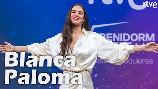 BLANCA PALOMA presenta SECRETO DE AGUA  Benidorm Fest  Eurovisión 2022 [upl. by Thrasher]