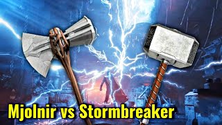 Mjolnir vs Stormbreaker Explained In HINDI  Why Mjolnir Is So Important Explained In HINDI [upl. by Dettmer]