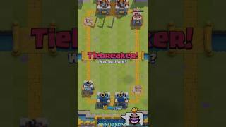 Opponent Kings couldnt Escape Tie Breaker 😂 clashroyale shorts gaming [upl. by Rebane]