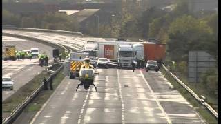 At least seven dead in horrific M5 motorway smash [upl. by Amron]