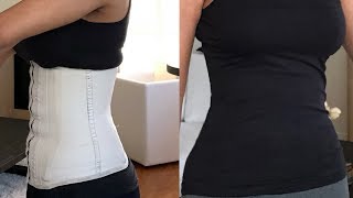 WAIST TRAINER  Wore 30 Days WITHOUT Exercise What Happened [upl. by Anesuza]