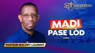 Madi Pase Lòd  Salvation Church of God  1162024  Pasteur Malory Laurent [upl. by Novets]