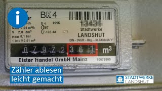 Zähler ablesen leicht gemacht [upl. by Channing]