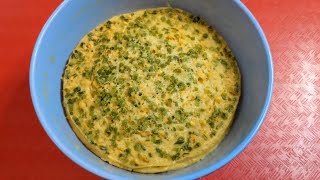 Powdered Egg Omelet microwave cooking [upl. by Alyse]