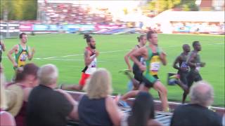 Andreas Kramer svenskt rekord 800 m  14503  Tingvalla 20180725 [upl. by Greenwald]