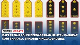 Daftar Gaji Polisi Berdasarkan Urutan Pangkat Dari Bharada Brigadir Hingga Jenderal [upl. by Anyaj]