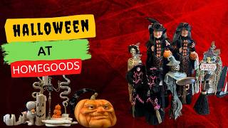 Spooky Season 2024  HomeGoods Halloween Decor [upl. by Adnarahs339]