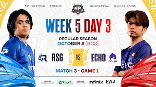 MPL PH S12  W5D3  RSG vs ECHO  GAME 1 [upl. by Ezaria]