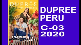 Catalogo 03 2020 Dupree Peru [upl. by Htaras]