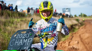 Michelin MX Nationals MXY12 Race1 FatCat Motoparc 2020 [upl. by Adaiha886]